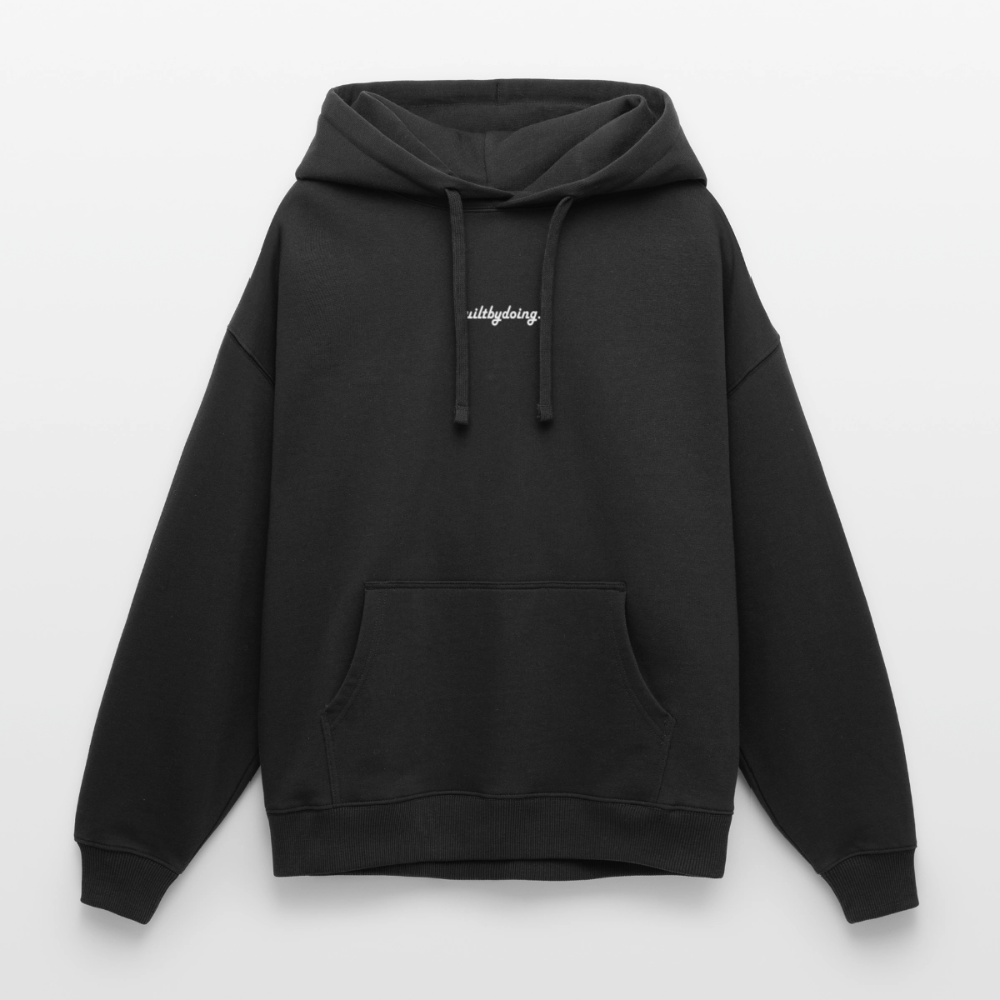 Oversized Premium Hoodie "FALLEN" - Schwarz