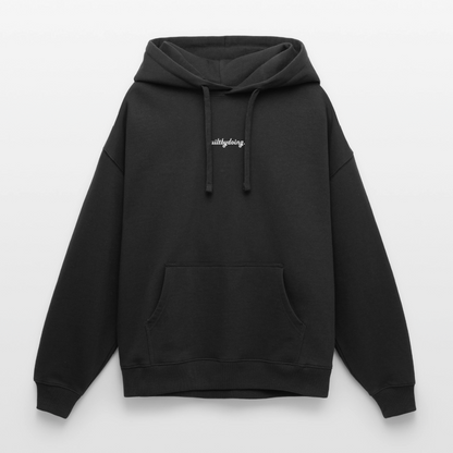 Oversized Premium Hoodie "FALLEN" - Schwarz