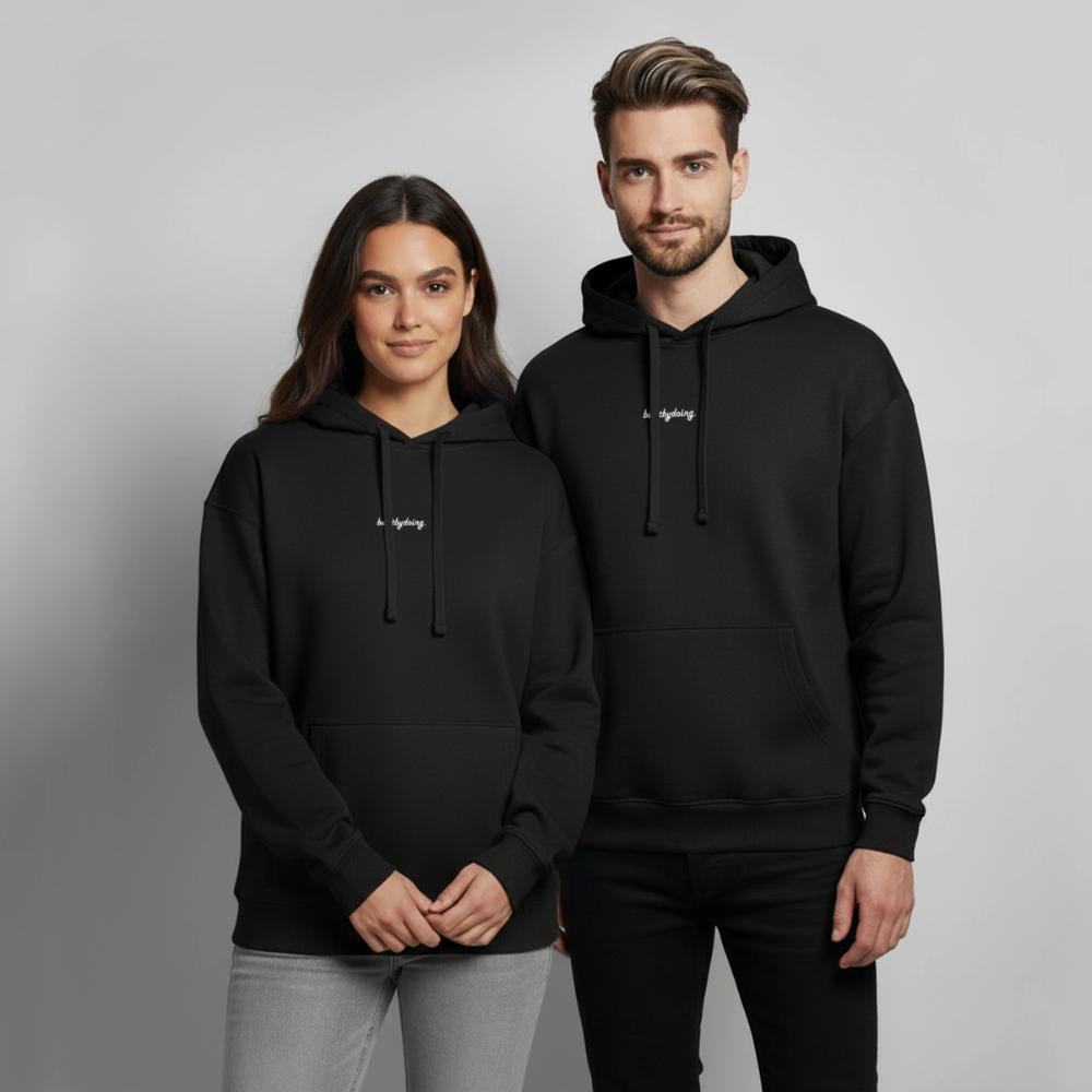 Oversized Premium Hoodie "FALLEN" - Schwarz
