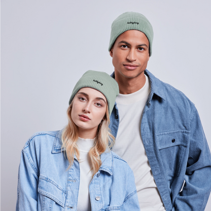 Stanley/Stella Unisex Bio FISHERMAN BEANIE - Helles Graugrün