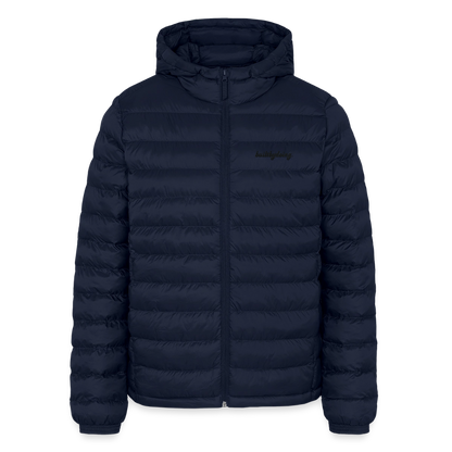 Lightweight Pufferjacke gestickt - Navy