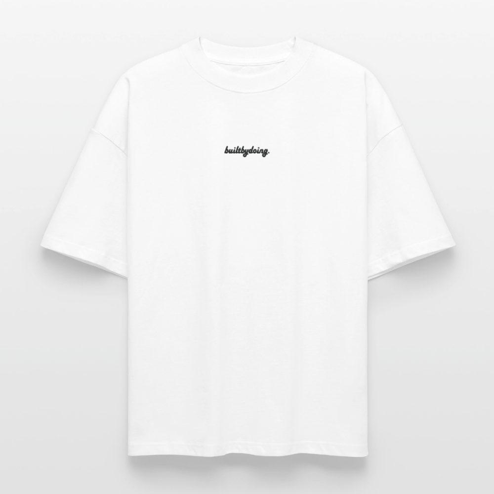 Heavyweight Boxy T-Shirt "STATUE" - Weiß