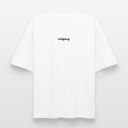 Heavyweight Boxy T-Shirt "STATUE" - Weiß