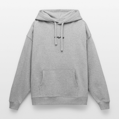 Oversized Premium Hoodie - Grau meliert