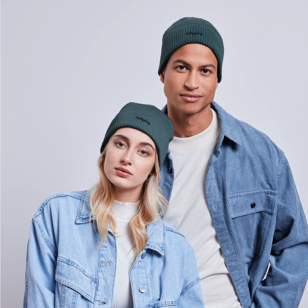 Stanley/Stella Unisex Bio FISHERMAN BEANIE - Dunkles Petrol