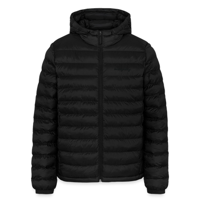 Lightweight Pufferjacke gestickt - Schwarz