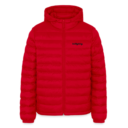 Lightweight Pufferjacke gestickt - Rot