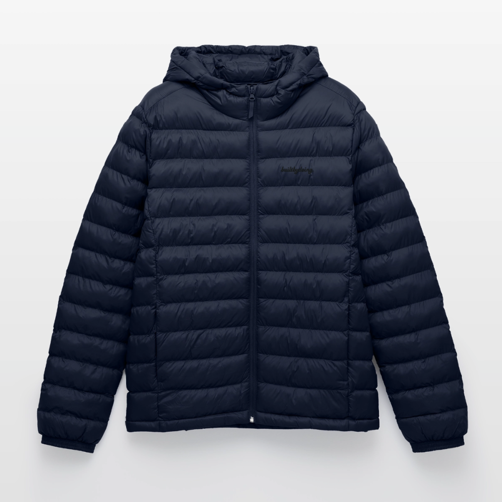 Lightweight Pufferjacke gestickt - Navy