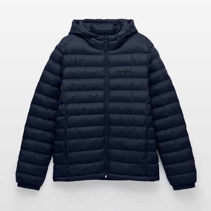 Lightweight Pufferjacke gestickt - Navy