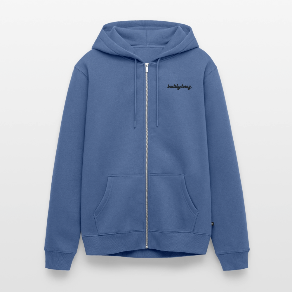 Premium Kapuzenjacke - Taubenblau
